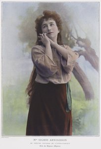 سيغريد أرنولدسون في دور العنوان في Mignon (صورة ملونة)